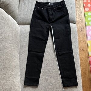 NWT- The Kooples Black Slim Jeans Size 28